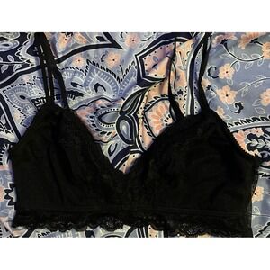 Maidenform Self Expressions Black Lace Comfort Bralette, Size‎ Medium